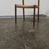 Vintage danish deign dining chair by miels moller ,model 71