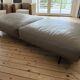 Leather bench