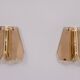 Hollywood Regency Brass Wall lamps 1970s