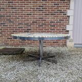 Knoll - Heinz Lilienthal, table basse en marbre de Carrare et métal