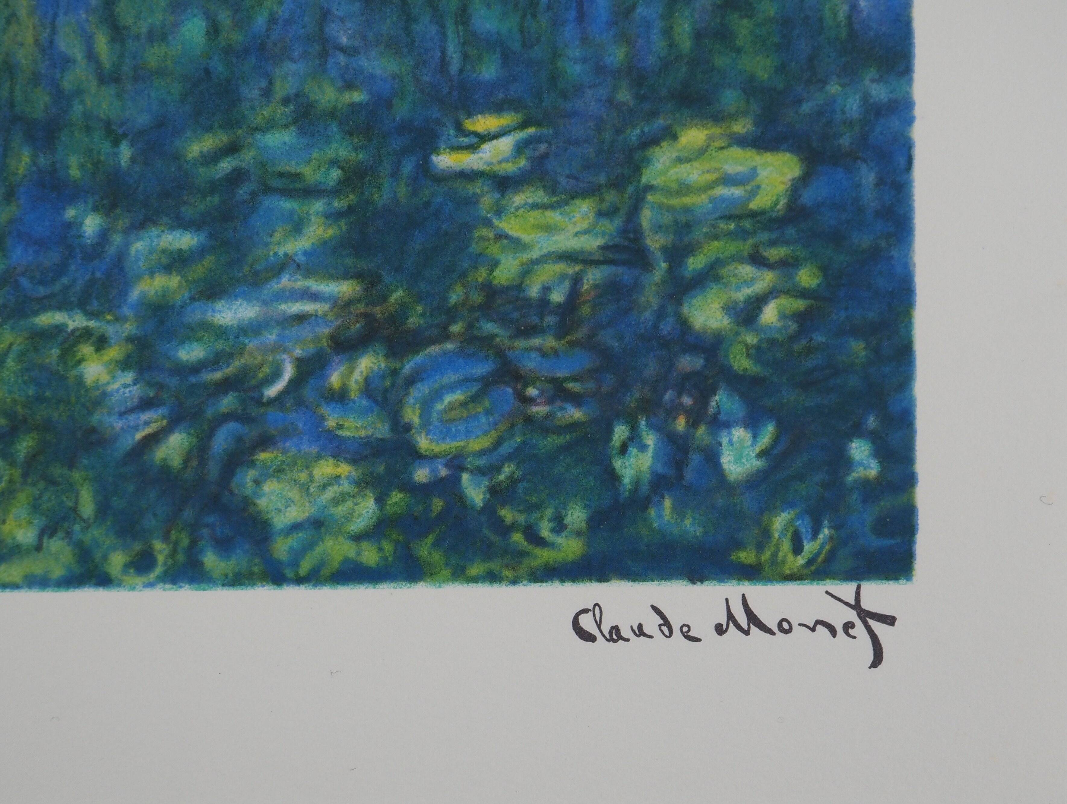 Claude Monet: Water Lilies, signed lithograph