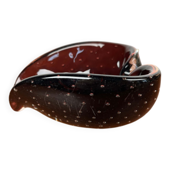 Vintage Italian Bullicante Ashtray in Murano Glass, 1970s