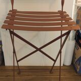 Fermob - 2 folding bar chairs - red ochre