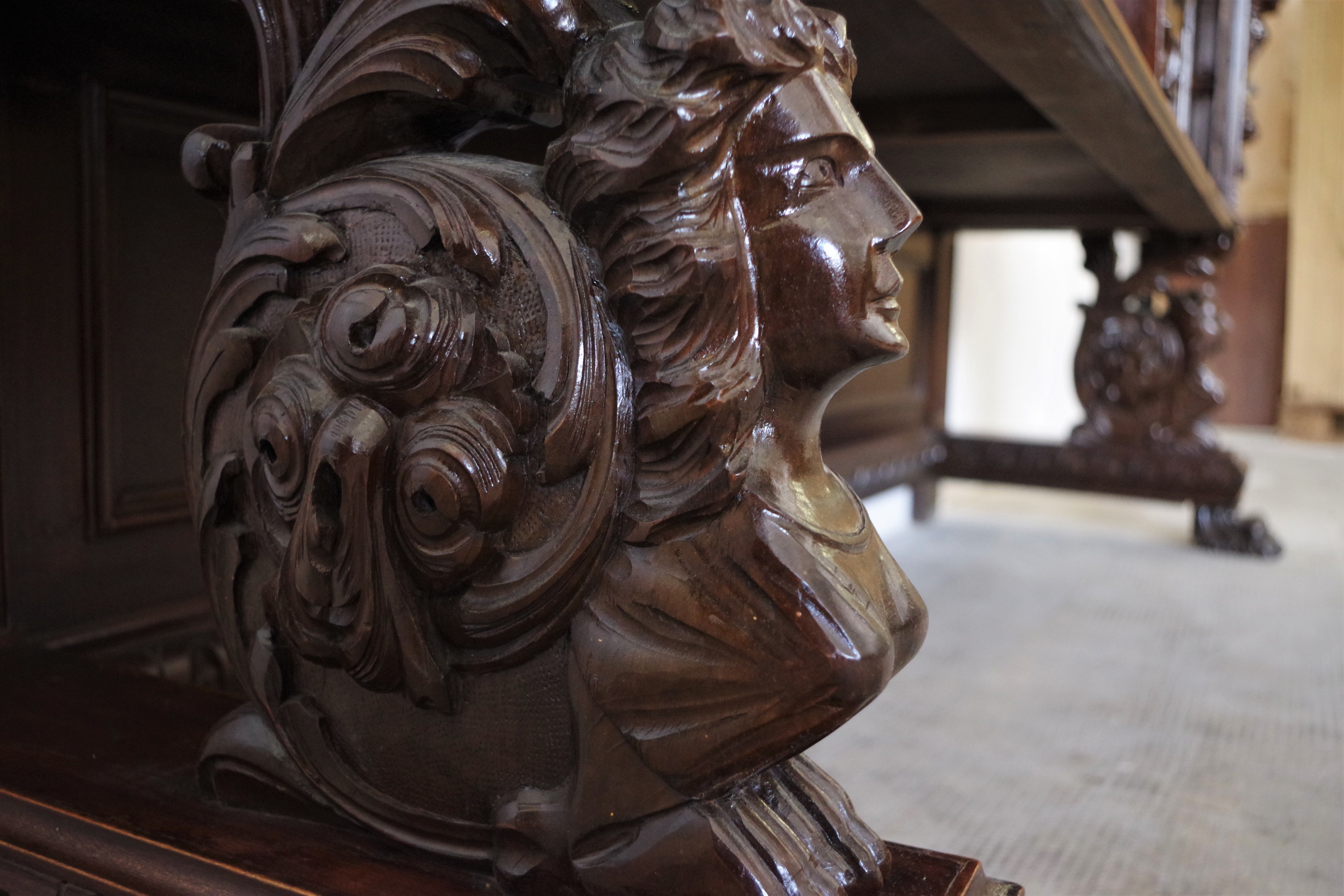 Notary shelf furniture, 1920s, set of 2