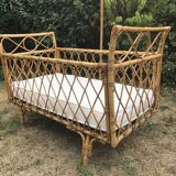 Children's rattan bed, 1960