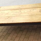 Rustic farm table with a drawer  30