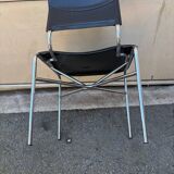 Set of 6 Matteo Grassi leather chairs