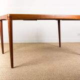 Danish Extendable Teak Dining Table by Henry Walter Klein for Bramin.
