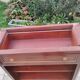 Antique Bibus bookcase in Louis XVI style with marble top
