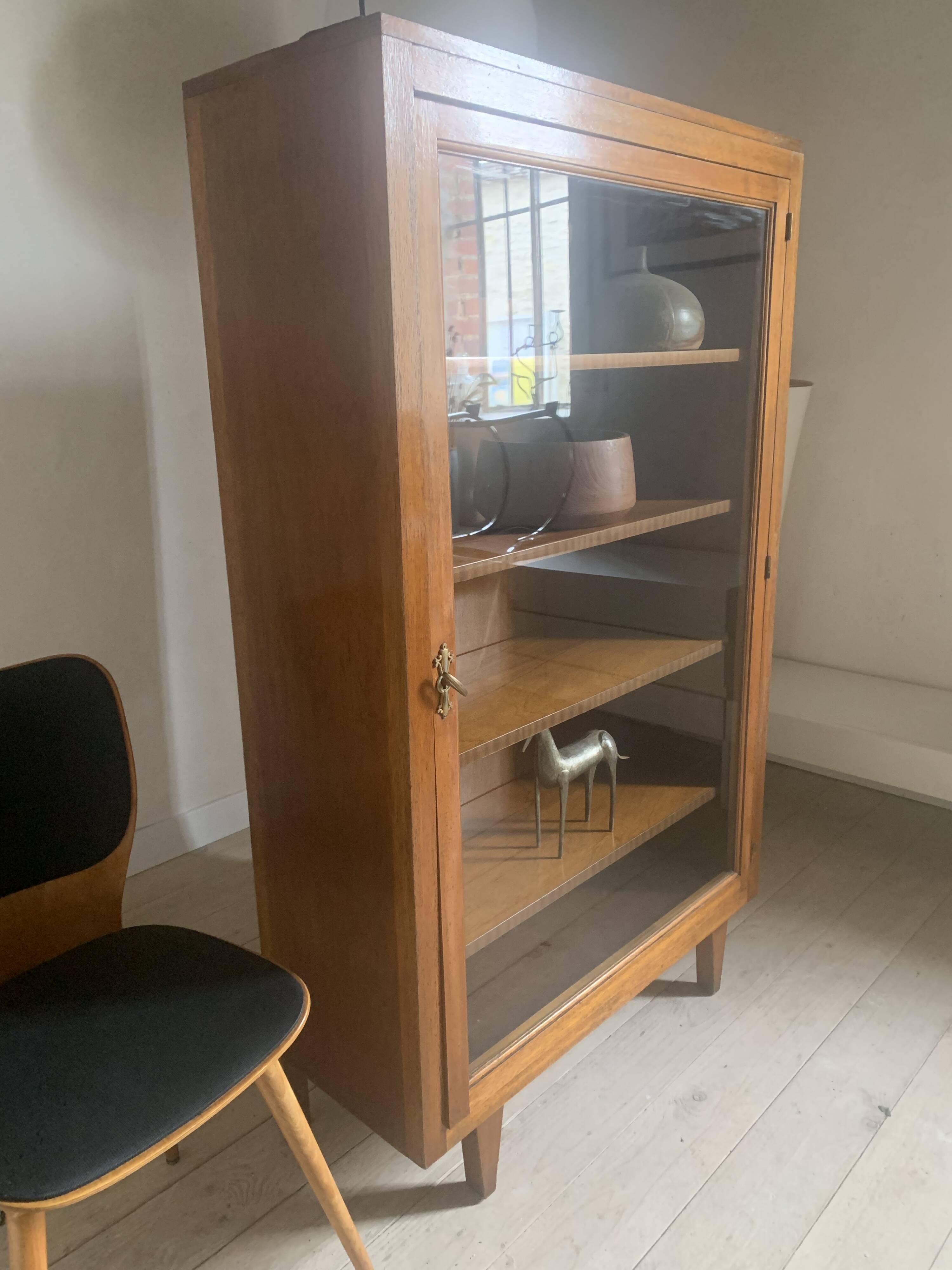 Vintage display cabinet bookcase