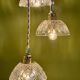 Vintage triple suspension lampshade in cut glass - tableware collection