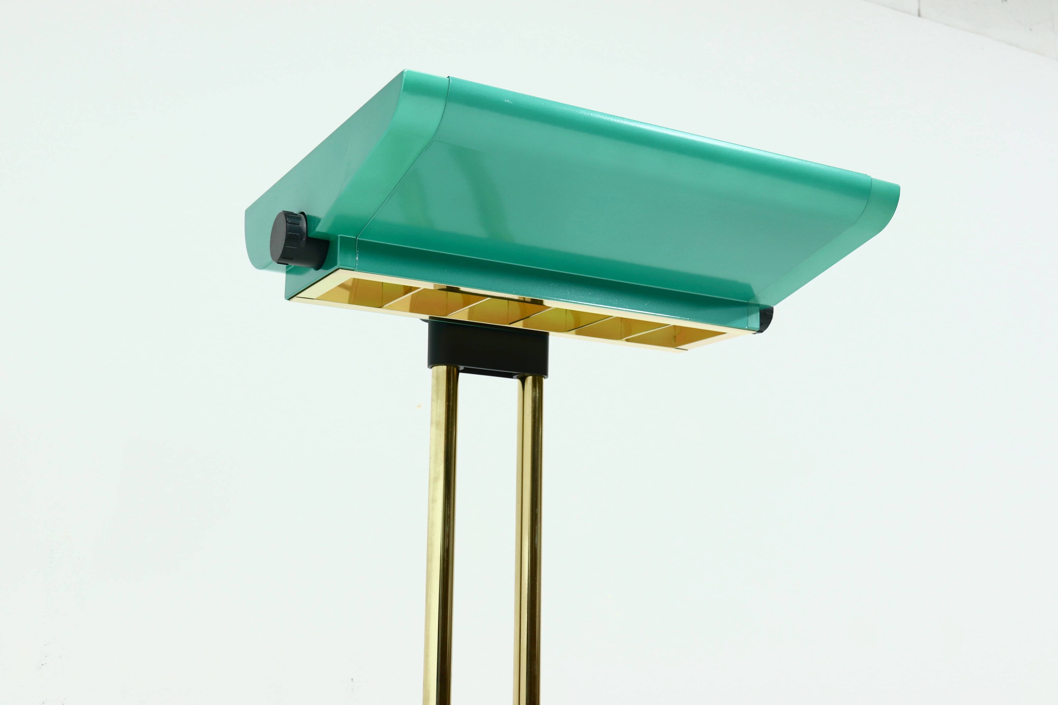 Post Modern Memphis Style Ludwig Leuchten Floor Lamp 1980s