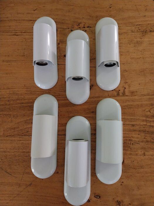 Set of 6 wall lamps model Dui by Vico Magistretti for Artemide