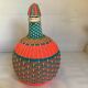 Large vintage decorative floor bottle