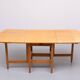 Eero Aarnio Solid Pine wood drop leaf dining table Laukaan Puu 1970s