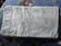 large old sheet imposing monogram PB iris decoration