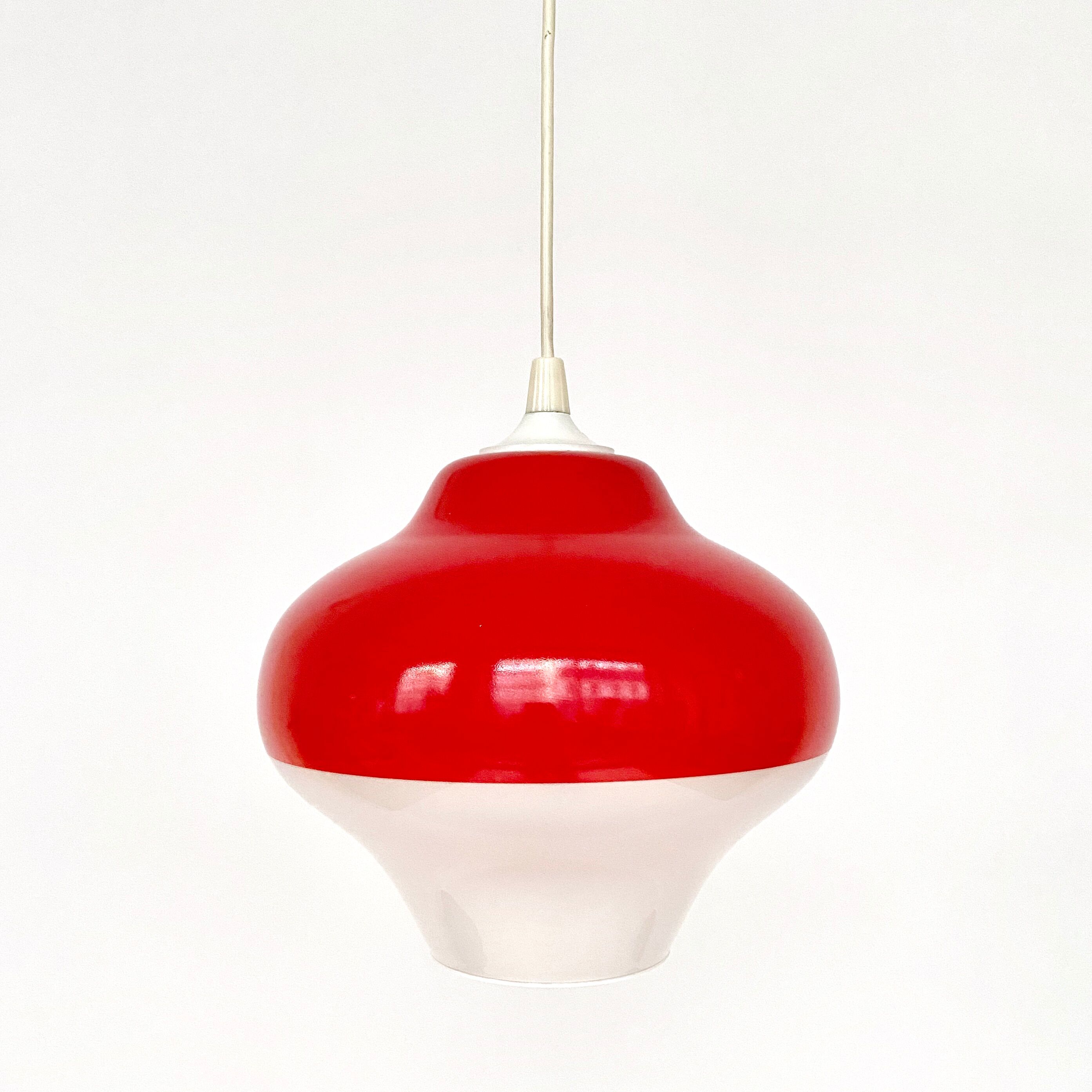 Vintage opaline pendant lamp 70