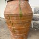 Large green glazed terracotta jar, Spain, 19th century.