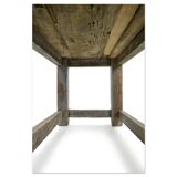 Solid wood work table (66 x 91 x 60cm)