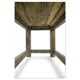 Solid wood work table (66 x 91 x 60cm)
