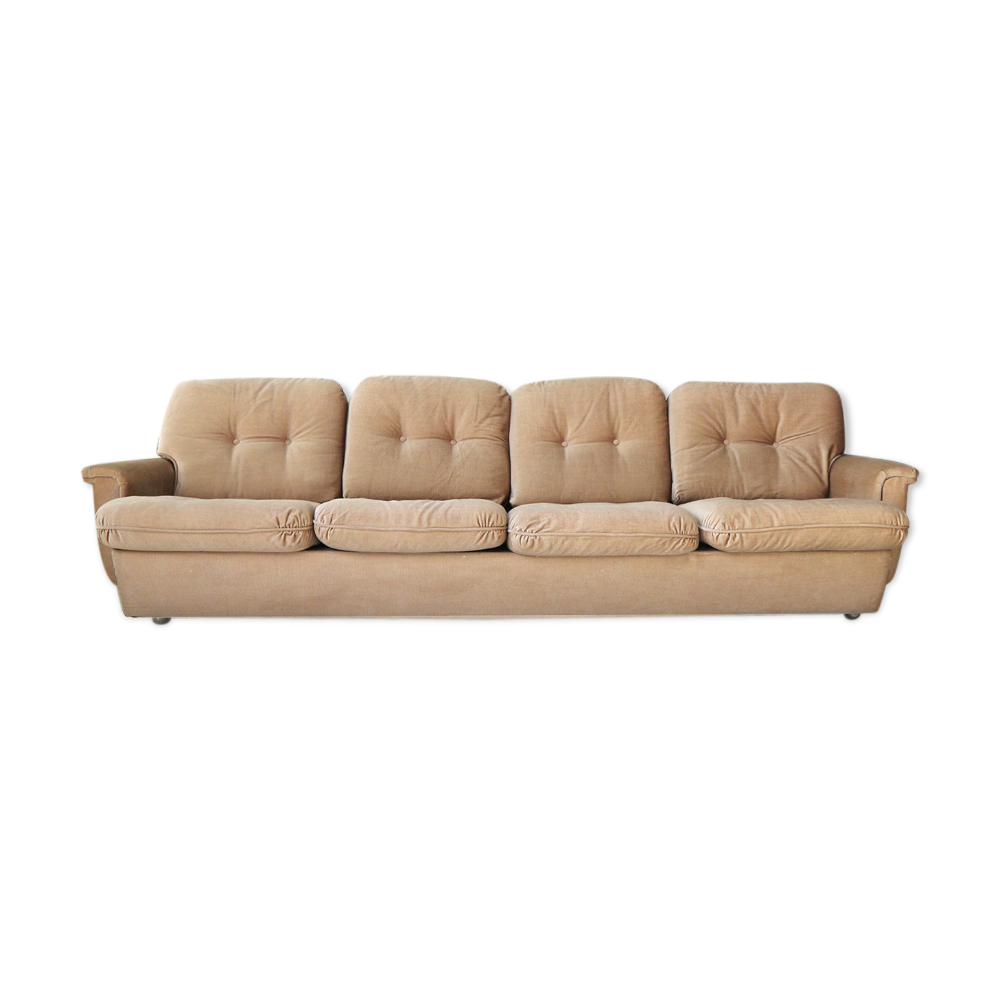 Four seat corduroy couch from the '70s