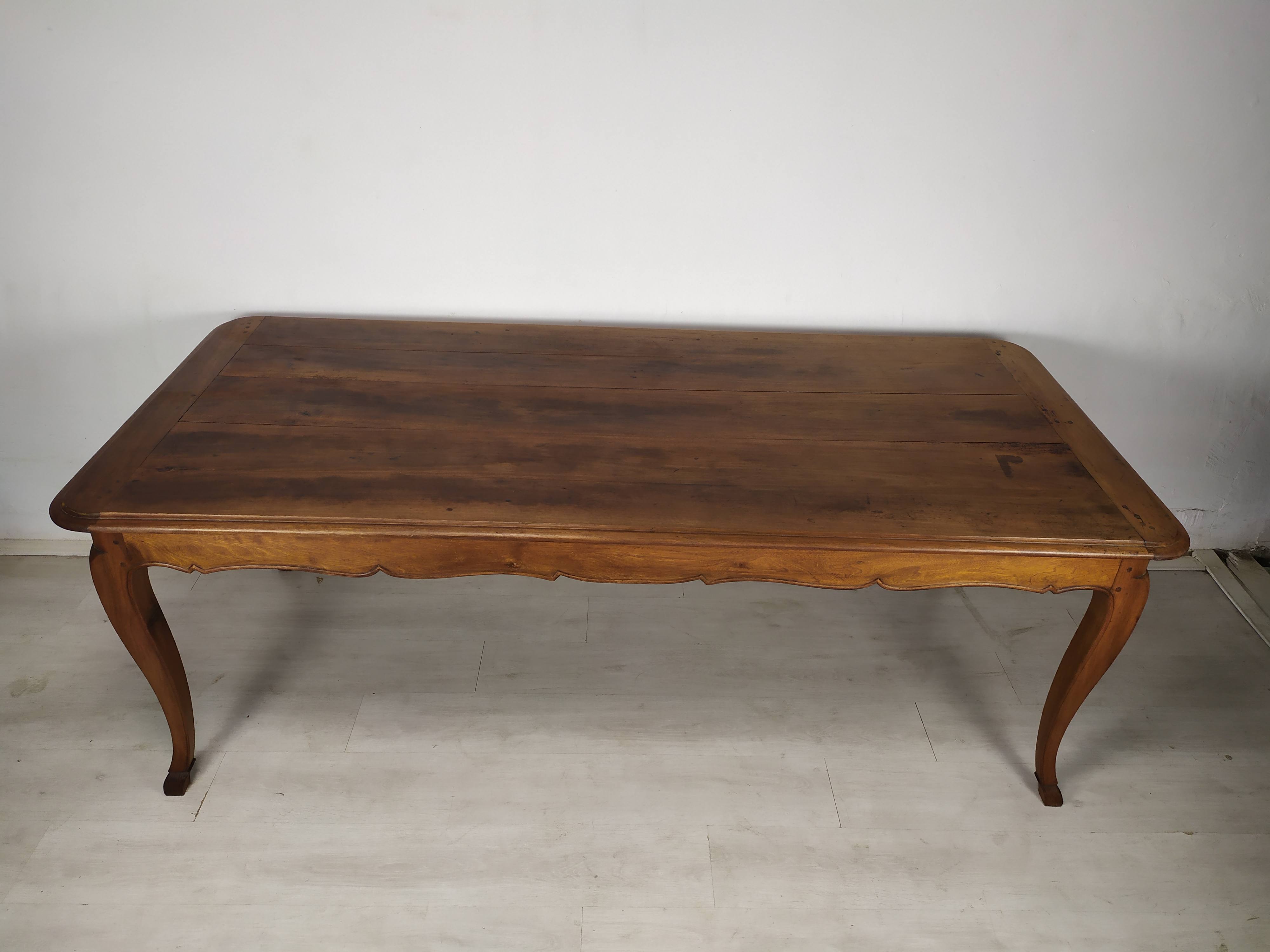 Louis XV walnut table