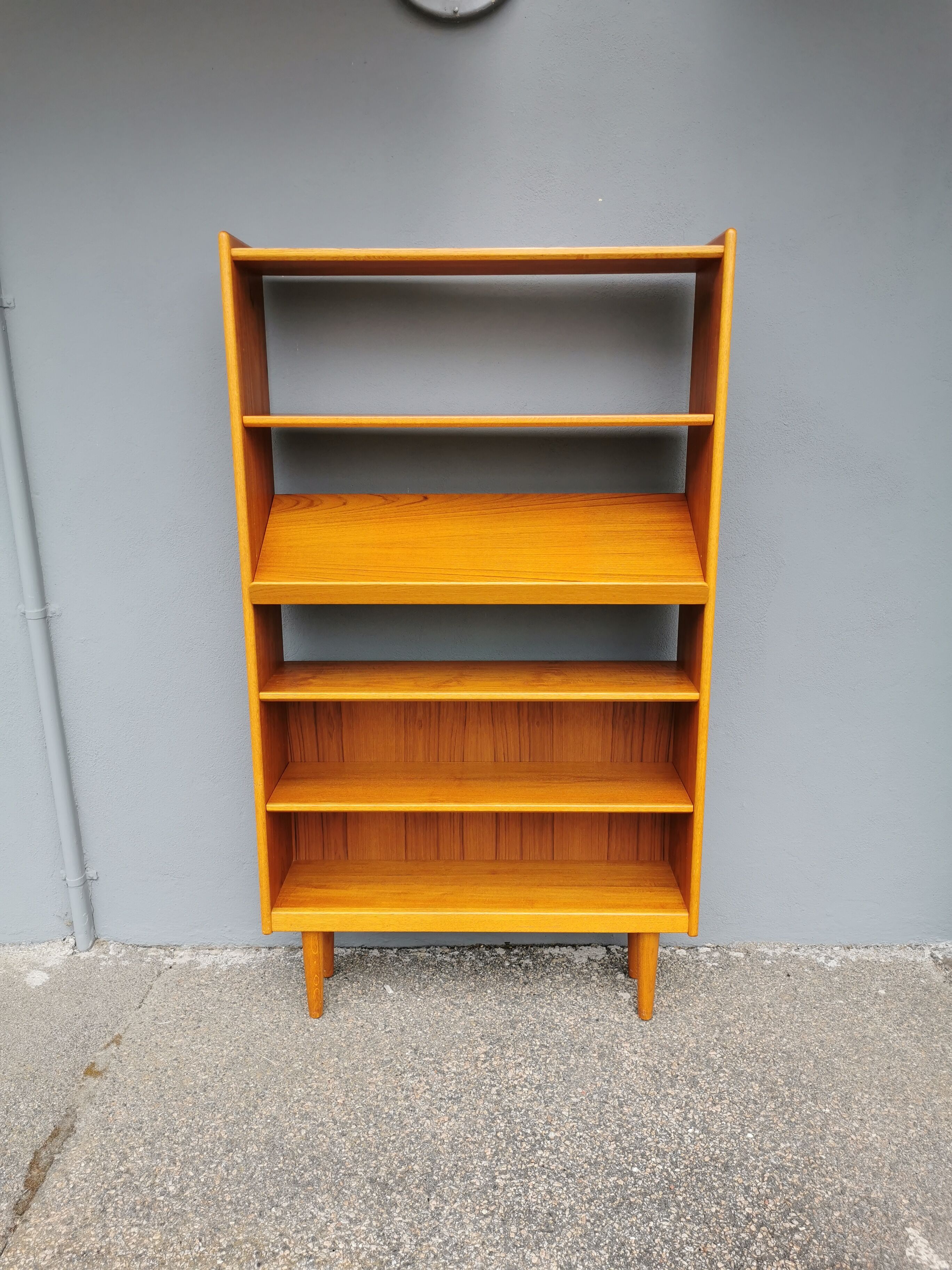Scandinavian teak library