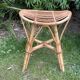 Vintage rattan stool