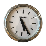 Industrial clock lepaute polished edges rounded 31 cm