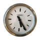Industrial clock lepaute polished edges rounded 31 cm