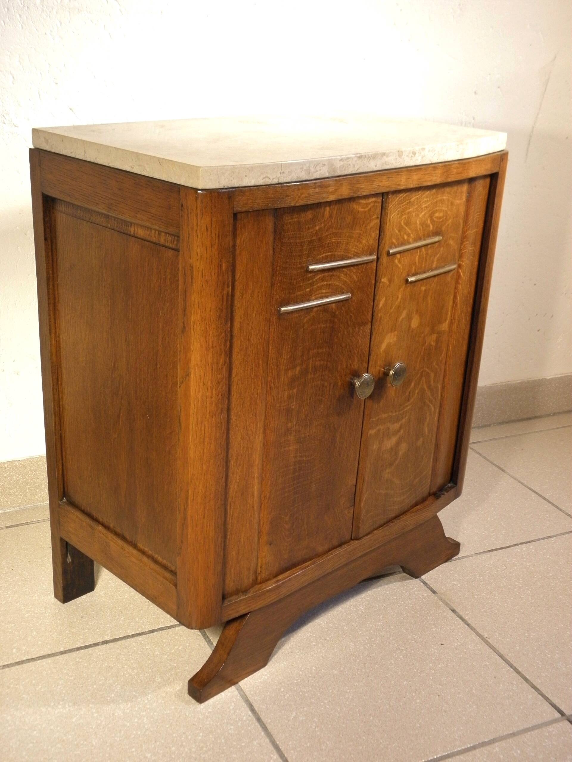 Art Deco bedside table from the 1940s