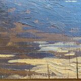 HSP painting "Savigny" (Côte d'Or) by Gaetan Montagney