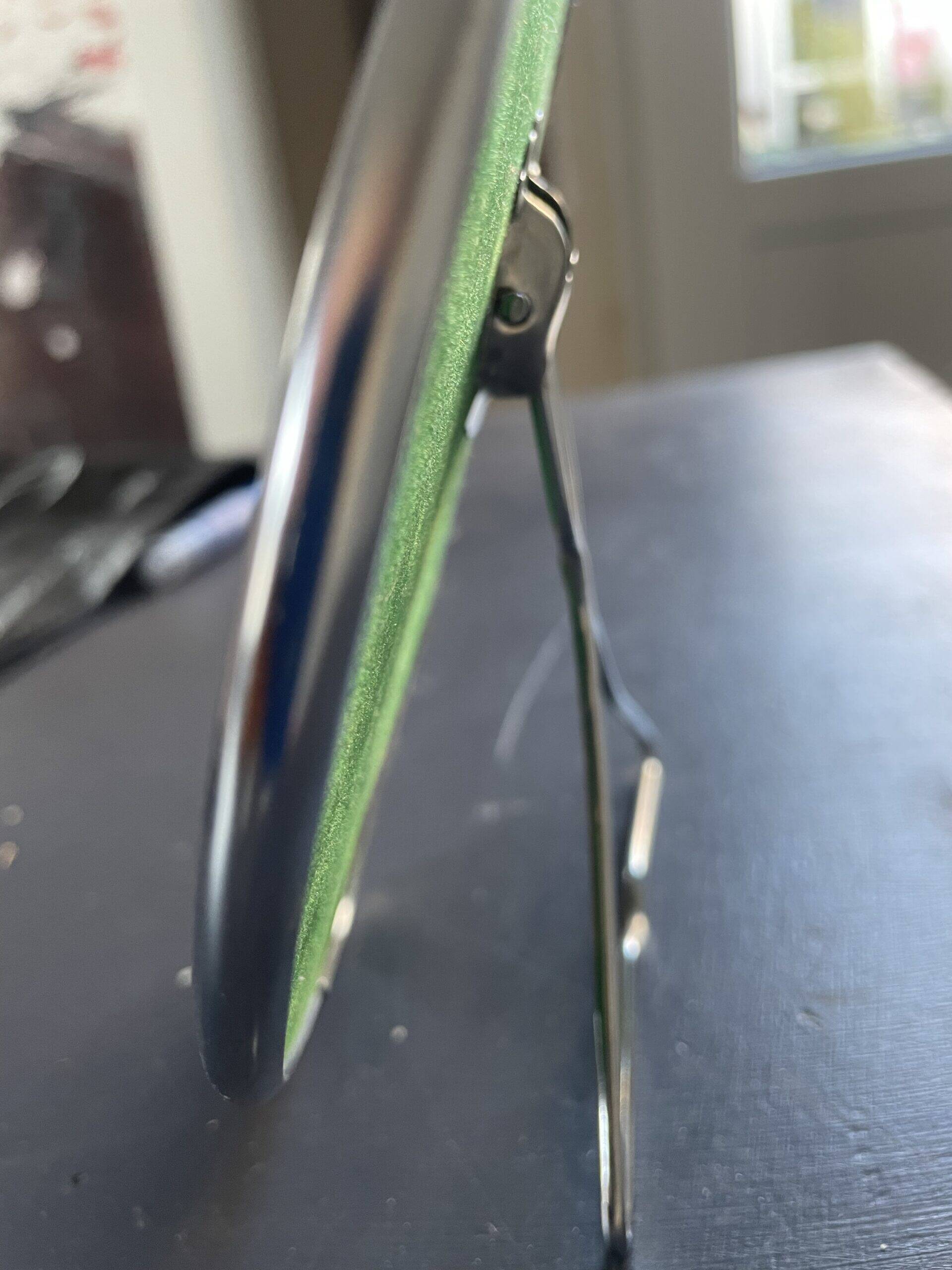 Beveled heart mirror