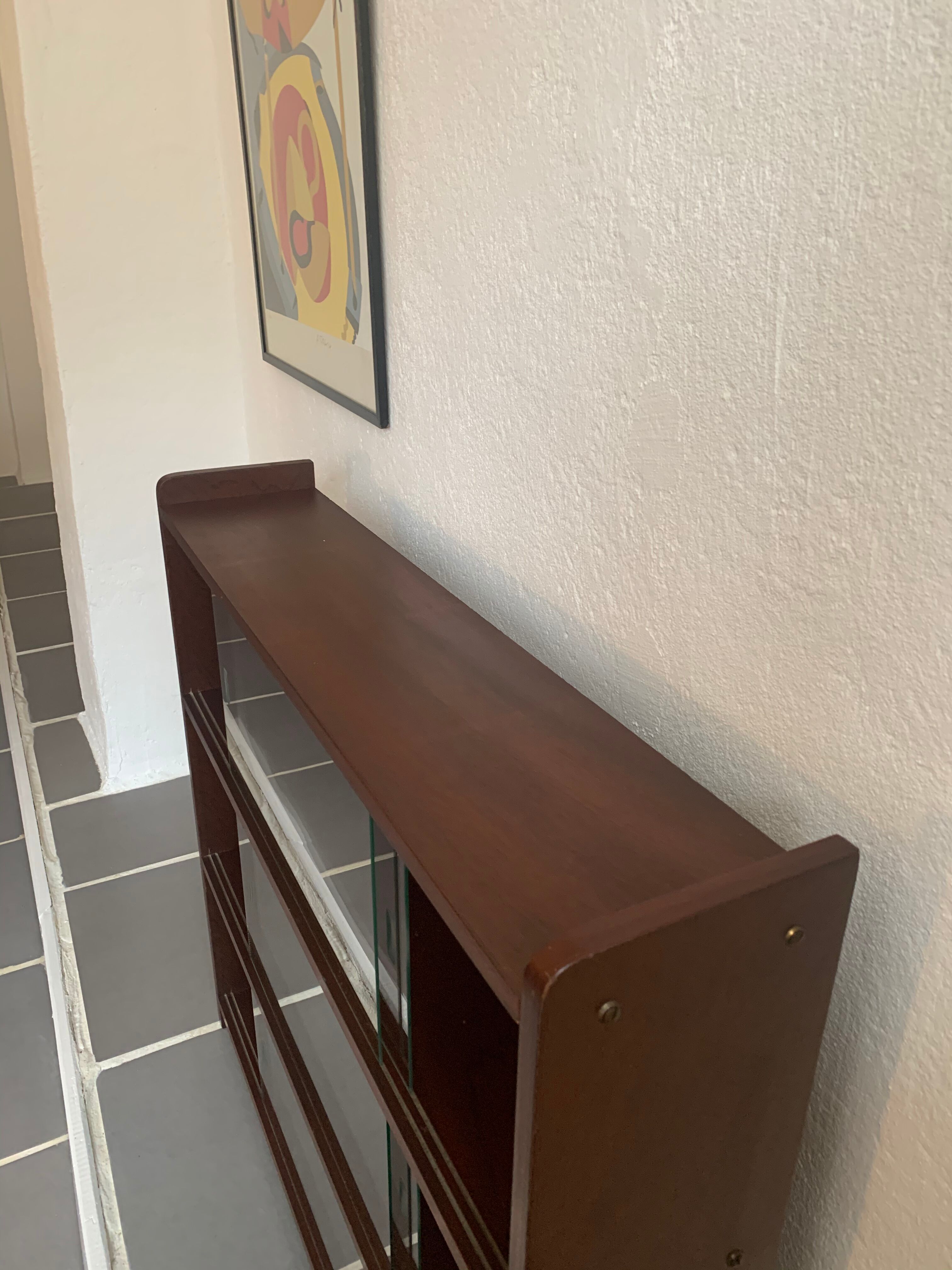 Vintage wood library 50s