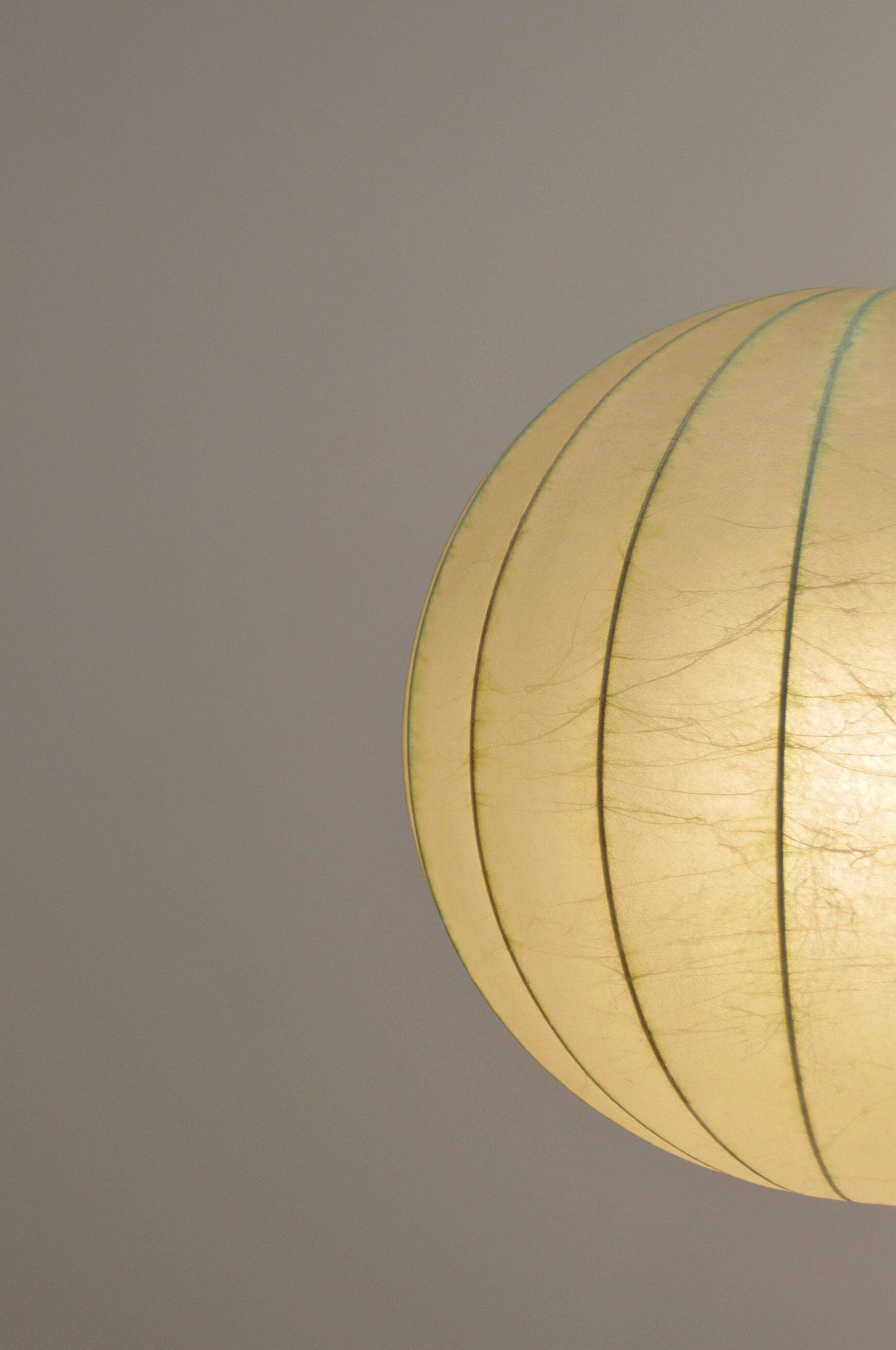 Vintage cocoon pendant lamp by Goldkant Leuchten, 1960s