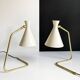 Pair of Italian "cocotte" lamps. 1950s design.