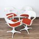 Table et chaises Space Age par Konrad Schäfer pour Lübke 1969