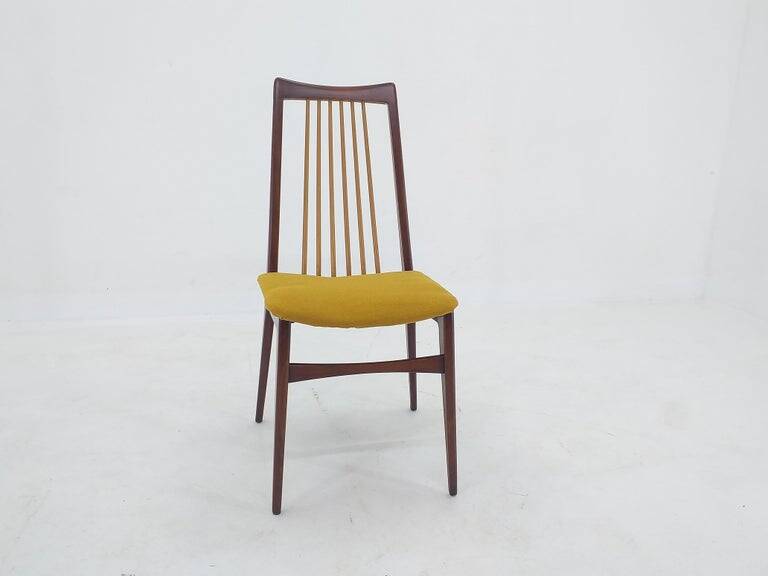 Set of Six Mid Century Dining Chairs, Denmark, 1970s