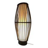 Large rattan floor lamp 1960