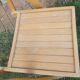 Wooden folding chair