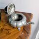 Vintage Shaw & Fisher Sheffield metal tin teapot