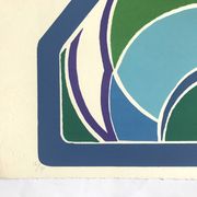 John Harrison LEVEE, Pyramid, 1970. Original screenprint signed in pencil