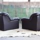 Fauteuil sculpturale rembourrée post-moderne 1980