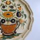 Decorative plate signed Clerissy Salins