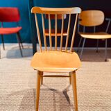 Set of 35 beech chairs with bars brand TON model Ivy