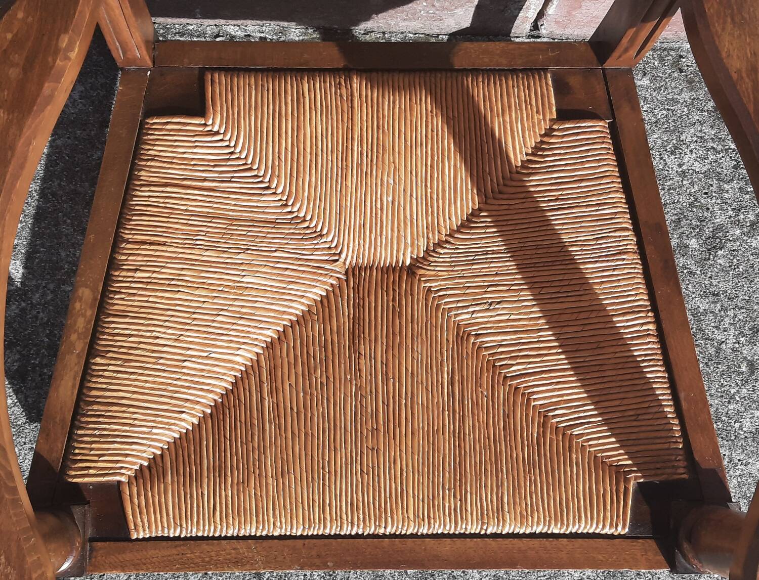 Straw chair (seat and backrest)