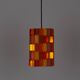 Vintage Danish pendant light Facet pop by Louis Weisdorf, Lyfa, 1972