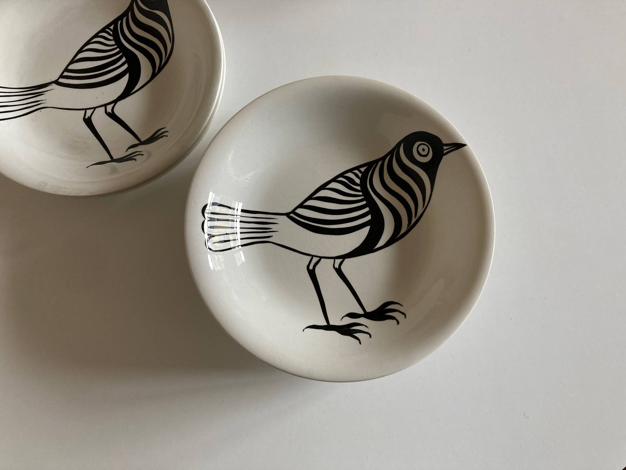 Set of 9 calotte plates by Robert Picault from 1970.
