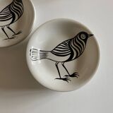 Set of 9 Robert Picault skullcap plates by Robert Picault 1970