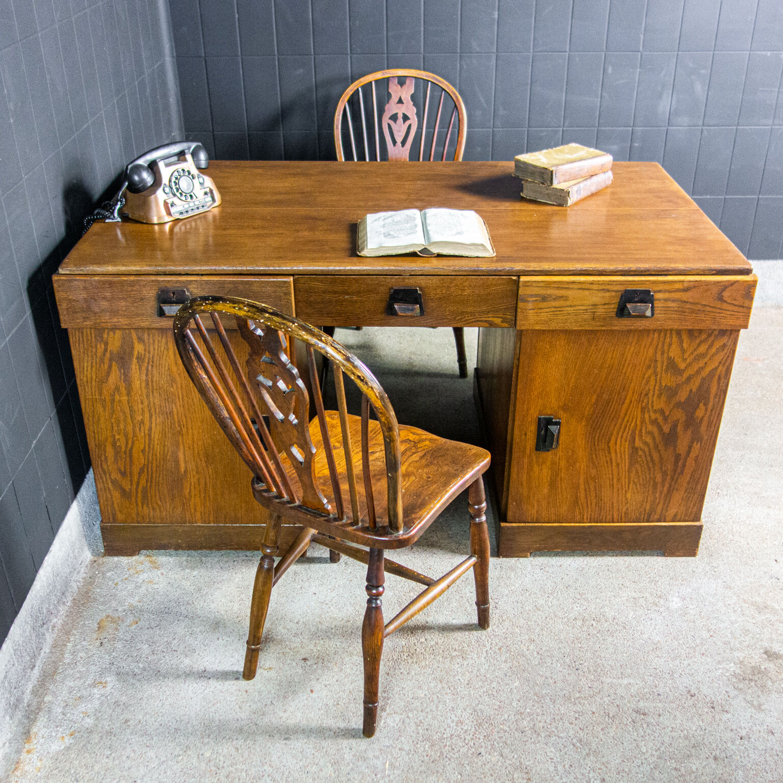 Art deco double desk 1930